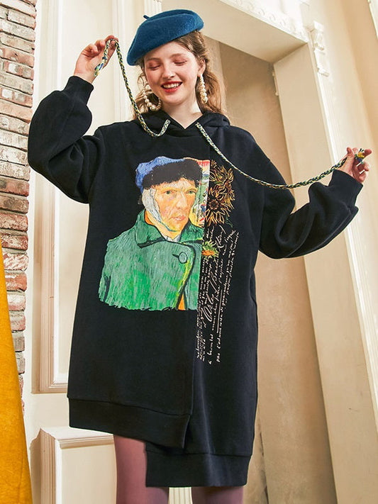 vestido con capucha Van Gogh