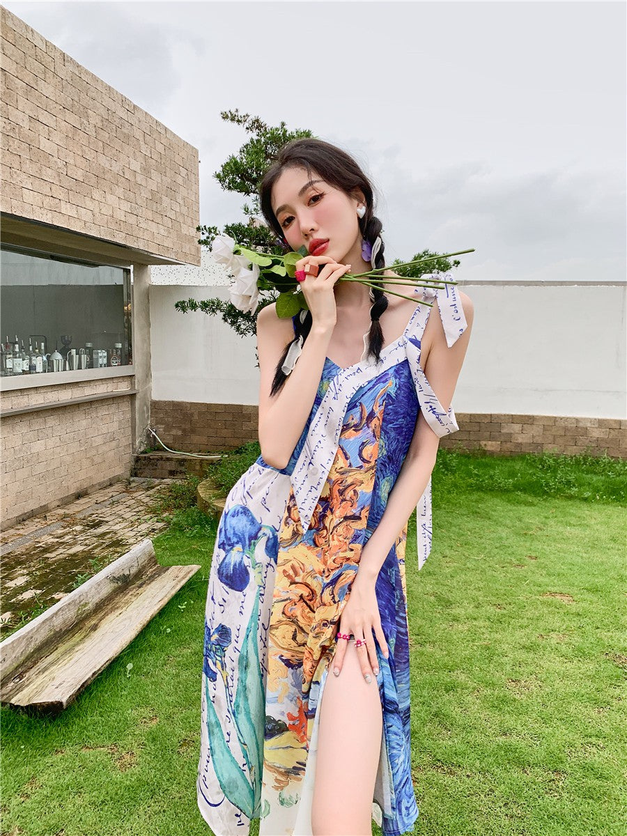 Vestido de verano Van Gogh Collage 