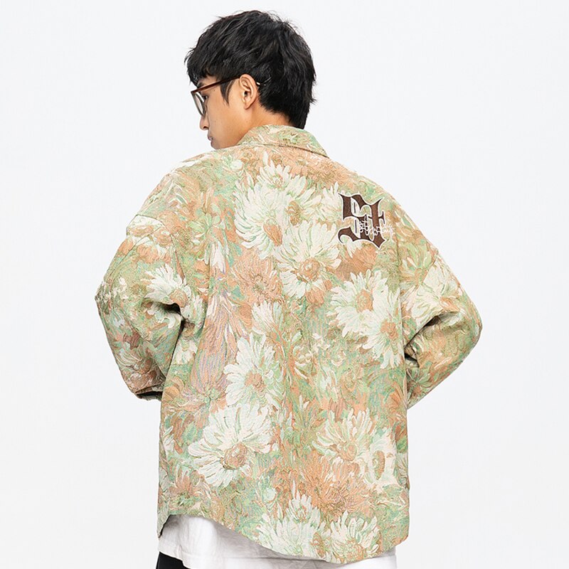 Chaqueta gótica Streetwear inspirada en Van Gogh 