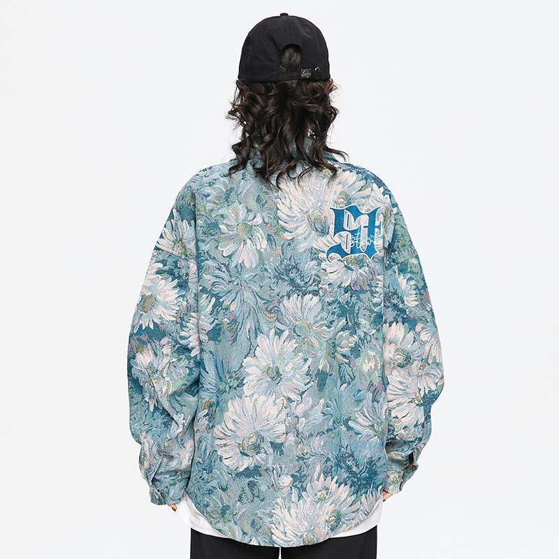 Chaqueta gótica Streetwear inspirada en Van Gogh 