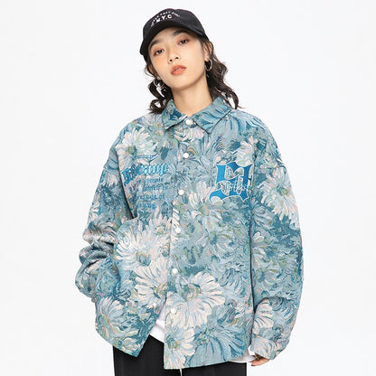 Chaqueta gótica Streetwear inspirada en Van Gogh 