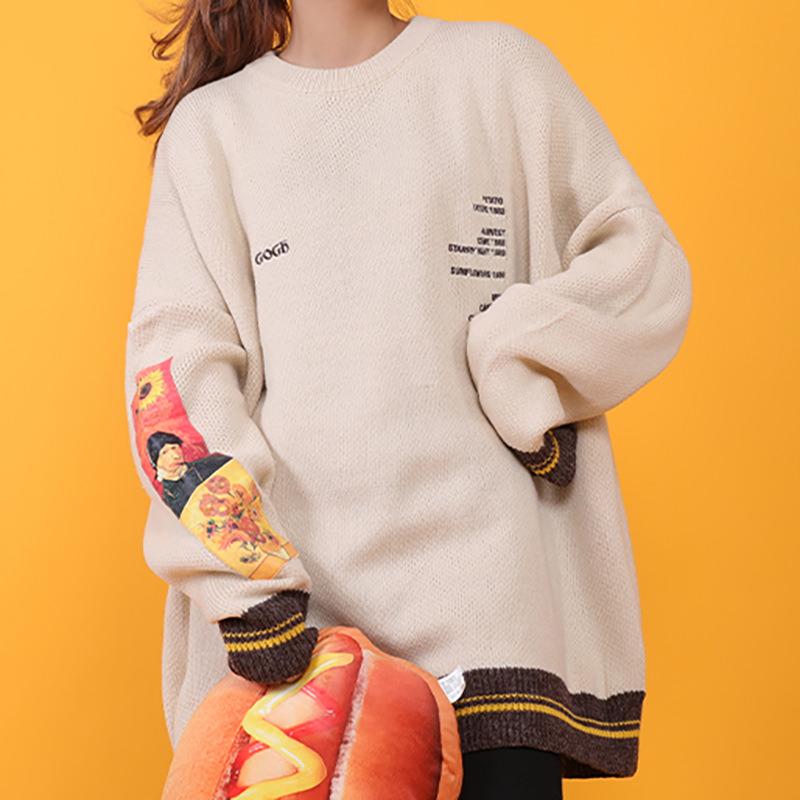 pull rétro van gogh