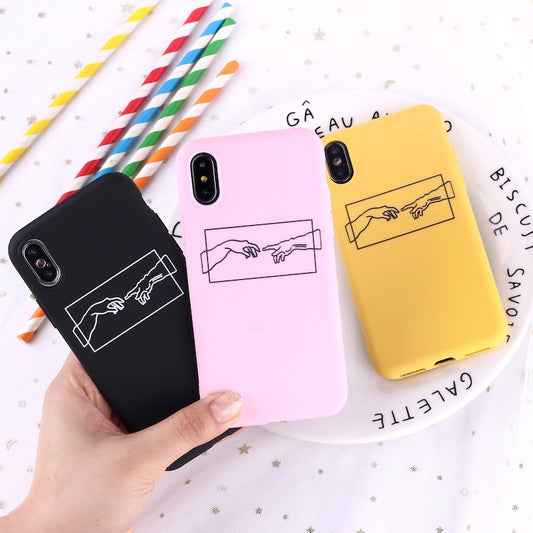 Funda minimalista para iPhone Creación de adam