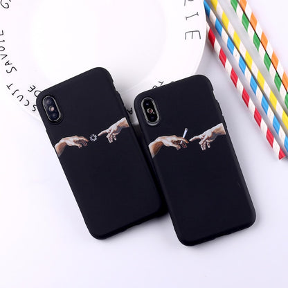 Funda minimalista para iPhone Creación de adam