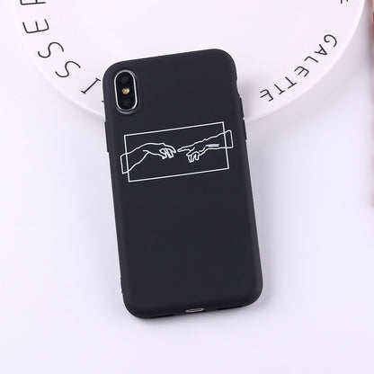 Funda minimalista para iPhone Creación de adam