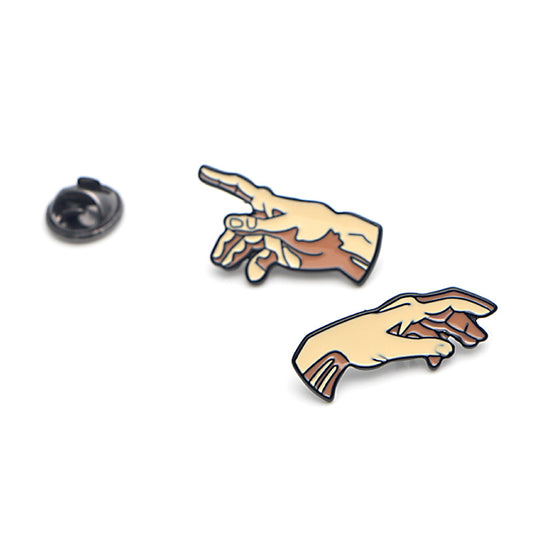 Pin de esmalte de la creación de Adán
