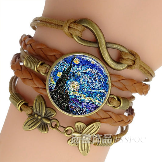 Pulseras envolventes de Van Gogh