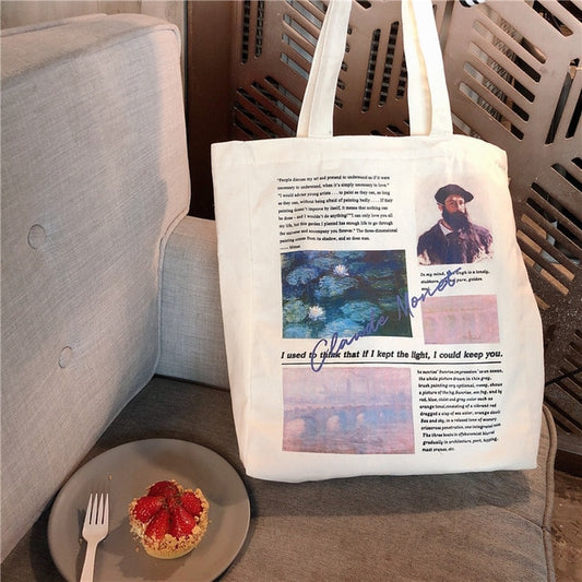 Bolso vintage Claude Monet