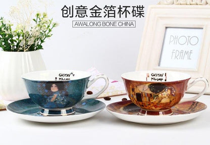 Tazas de té de Gustav Klimt 
