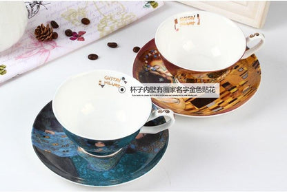 Tazas de té de Gustav Klimt 