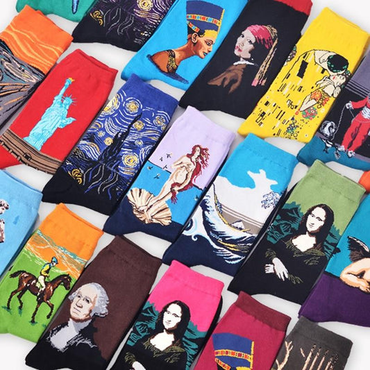 calcetines cuadros famosos